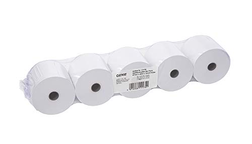 GENIE 11175 - Rollos de papel, 57x 40x 12 mm, Blanco, paquete de 5 GENIE 11175 - Rollos de papel, 57x 40x 12 mm, Blanco, paquete de 5