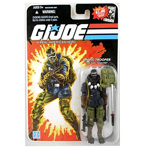 G.I. Joe 25th Anniversary Wave 8 - Arctic Trooper Snake Eyes Action Figure by Hasbro