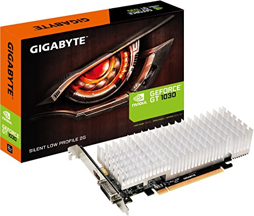 Gigabyte GV-N1030SL-2GL 2GB GDDR5 - Tarjeta gráfica (NVIDIA, GeForce GT 1030, 4096 x 2160 Pixeles, 1257 MHz, 1506 MHz, 2 GB)