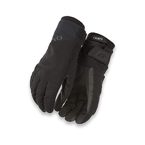 Giro Unisex - Adultos Wi Proof Guantes de Bicicleta, Negro, XS