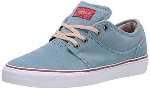 Globe Mahalo, Zapatilla de Skate Unisex Adulto, Azul Humo/Blanco, 47 EU