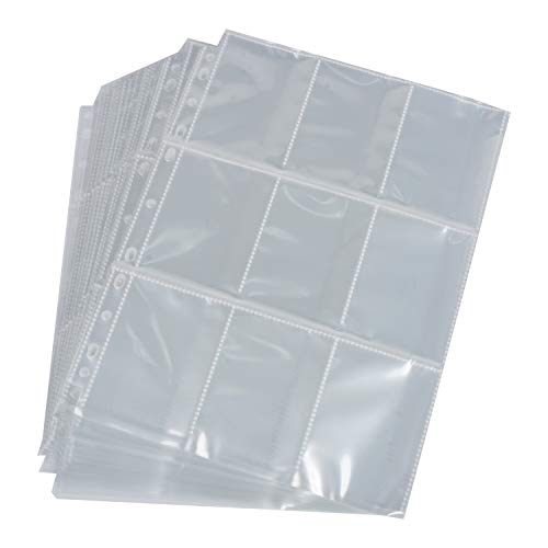 Goldoars 450 Bolsillos Tarjetas de Comercio 50 páginas Pro 9-Pocket Carpeta en Blanco, Neutro, Accesorios de Tarjeta de Comercio Transparente Pokemon Trading Cards Album Goldoars 450 Bolsillos Tarjetas de Comercio 50 páginas Pro 9-Pocket Carpeta en Blanco, Neutro, Accesorios de Tarjeta de Comercio Transparente Pokemon Trading Cards Album
