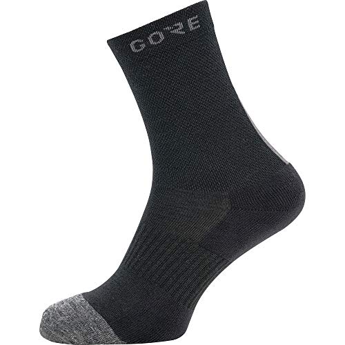 GORE WEAR M Thermo calcetines unisex, Talla: 38-40, Color: negro/gris GORE WEAR M Thermo calcetines unisex, Talla: 38-40, Color: negro/gris