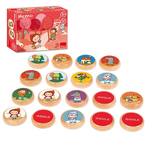 Goula- Memo Caperucita Roja Juego Educativo para Niños, Multicolor (53436) Goula- Memo Caperucita Roja Juego Educativo para Niños, Multicolor (53436)