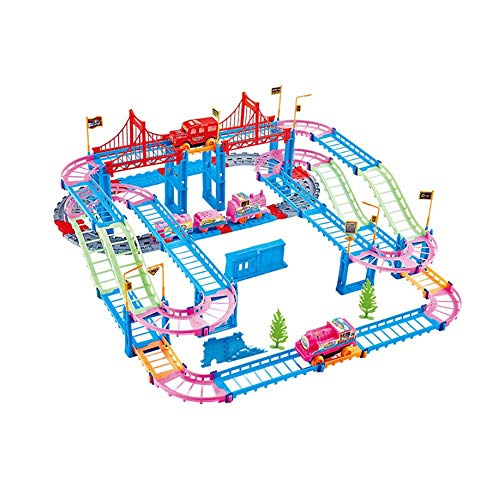 GQF Juguetes de Pista,Variedad ensamblada Coche de Pista de Alta Velocidad Educativo educación temprana Juguete de Pista de Coche de Tren eléctrico GQF Juguetes de Pista,Variedad ensamblada Coche de Pista de Alta Velocidad Educativo educación temprana Juguete de Pista de Coche de Tren eléctrico