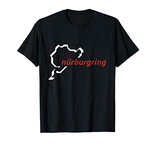 Gráfico de mapa de Nurburgring - Regalo de pista Camiseta Gráfico de mapa de Nurburgring - Regalo de pista Camiseta