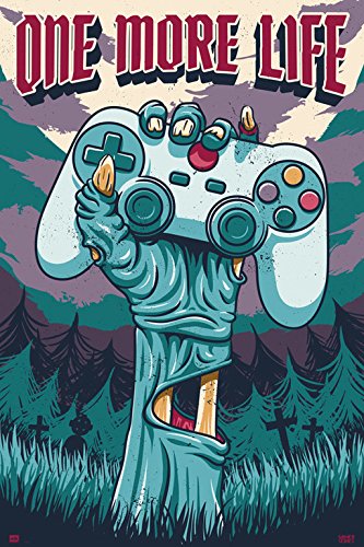 Grupo Erik Editores GPE5230 - Poster con diseño Gamer One More Life, 61 x 91.5 cm Grupo Erik Editores GPE5230 - Poster con diseño Gamer One More Life, 61 x 91.5 cm