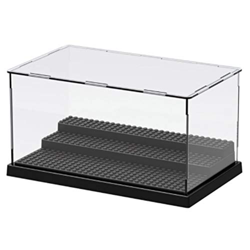 Gspose - Vitrina acrílica, vitrina de minifiguras, vitrina de autoensamblada, cajas de vitrina para objetos de colección de modelos de juguetes Gspose - Vitrina acrílica, vitrina de minifiguras, vitrina de autoensamblada, cajas de vitrina para objetos de colección de modelos de juguetes