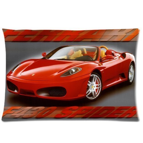 Guan_Collection Ferrari F 430 - Fundas de almohada con cremallera (76 x 50 cm)