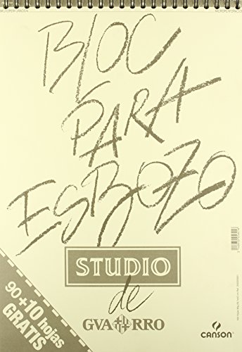 GUARRO 5601 - Bloc de dibujo, 100 hojas, A3, Multicolor GUARRO 5601 - Bloc de dibujo, 100 hojas, A3, Multicolor