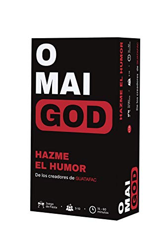 GUATAFAC OMAIGOD Juego de Mesa - El Último Juego de Cartas para Fiestas y Risas - para Adultos - Edición Español GUATAFAC OMAIGOD Juego de Mesa - El Último Juego de Cartas para Fiestas y Risas - para Adultos - Edición Español