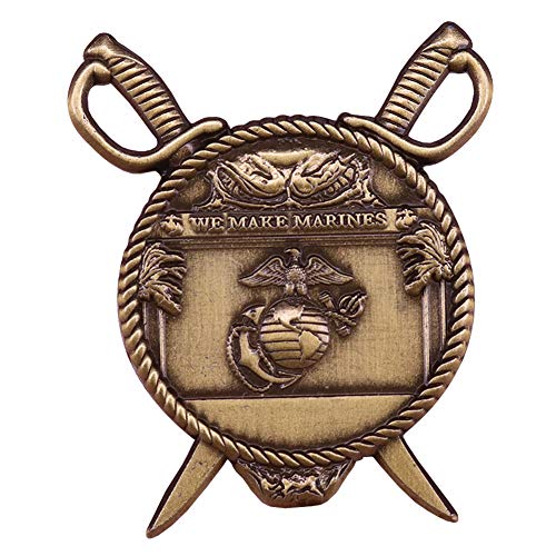 GuDeKe Cuerpo de Marines de los Estados Unidos Medalla USMC Pin de Solapa águila Globo Ancla Placa Hacemos Marinos Vendimia Coleccionable Militar Regalo patriótico