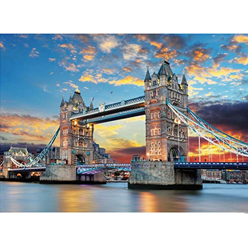 GuDoQi Puzzle 1000 Piezas Adultos Rompecabezas Puente De Londres para Infantiles Adolescentes GuDoQi Puzzle 1000 Piezas Adultos Rompecabezas Puente De Londres para Infantiles Adolescentes