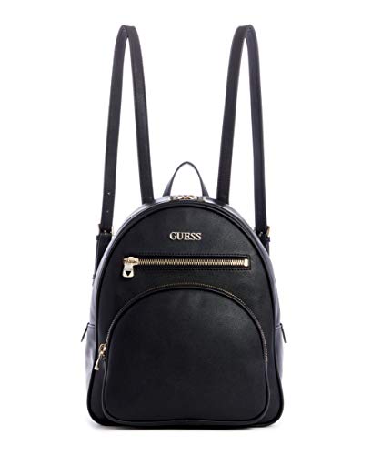 Guess New Large Backpack, MOCHILA NUEVA VIBE GRANDE para Mujer, Nero_nero, Nero, Talla única