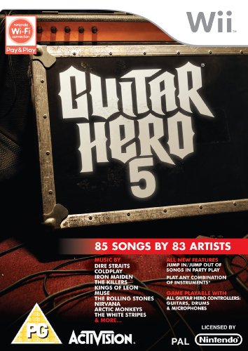 Guitar Hero 5 - Game Only (Wii) [Importación inglesa]