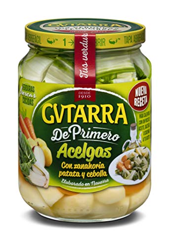 Gvtarra Tus Primeros Acelgas, Patatas y Zanahoria Verdura - Paquete de 6 x 400 gr - Total: 2400 gr