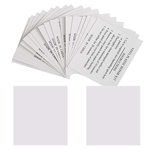 GWHOLE 20 Piezas Reparación Parches Autoadhesivos Kit para Piscinas inflables, Camas de Agua, Juguetes GWHOLE 20 Piezas Reparación Parches Autoadhesivos Kit para Piscinas inflables, Camas de Agua, Juguetes