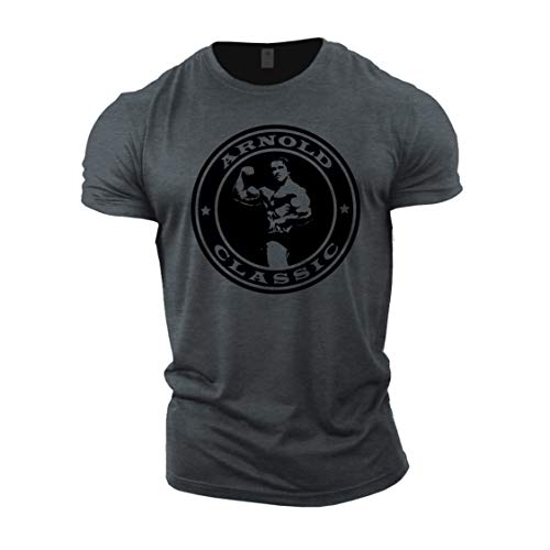 GYMTIER Camiseta Culturismo Hombre - Arnold Classic - Top Entrenamiento Gimnasio