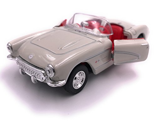 H-Customs Welly 1957 Corvette Model Car Producto Licenciado Escala 1:34 Color Aleatorio