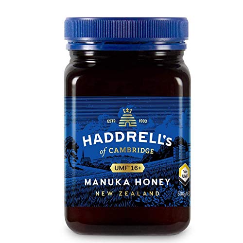 Haddrells of Cambridge Miel de Manuka | UMF 16+ MGO 572+ | Miel de manuka pura premium de Nueva Zelanda | 500g