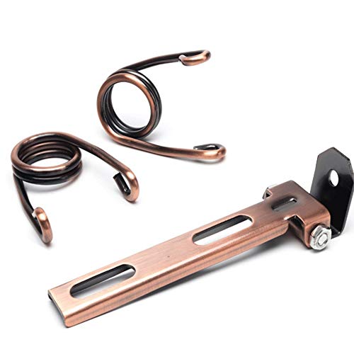 HANEU - Juego de muelles y soporte para sillín, color marrón para Bobber/Chopper/Sportster/Custom HANEU - Juego de muelles y soporte para sillín, color marrón para Bobber/Chopper/Sportster/Custom