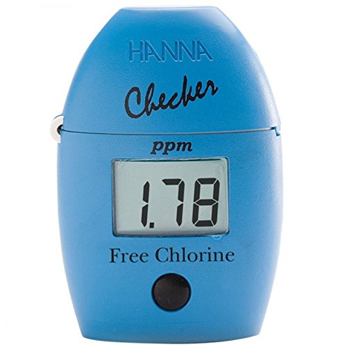 Hanna Instruments HI-701 Free Chlorine Checker, 0.00 ppm to 2.50ppm