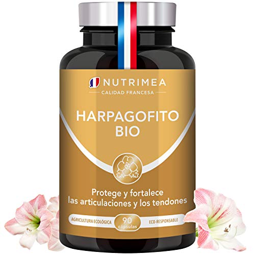 Harpagofito BIO Garra de Diablo | 1200mg Por Día Alivio Dolor Articular Facilita Digestión | Sin Aditivos Natural | Fabricado en Francia 90 Cápsulas Vegetales