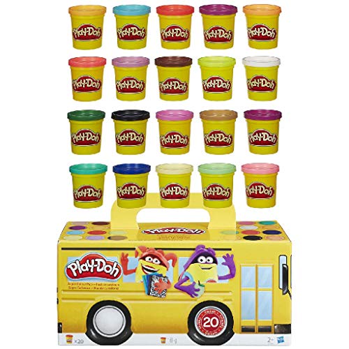 Hasbro Play-Doh A7924- Juego de plastilina, varios colores (20 unidades) , color/modelo surtido Hasbro Play-Doh A7924- Juego de plastilina, varios colores (20 unidades) , color/modelo surtido