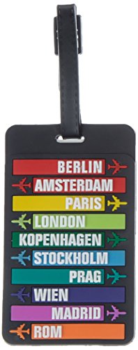 Hauptstadtkoffer 53840631, Etiqueta para dirección, Negro, 11 cm Hauptstadtkoffer 53840631, Etiqueta para dirección, Negro, 11 cm