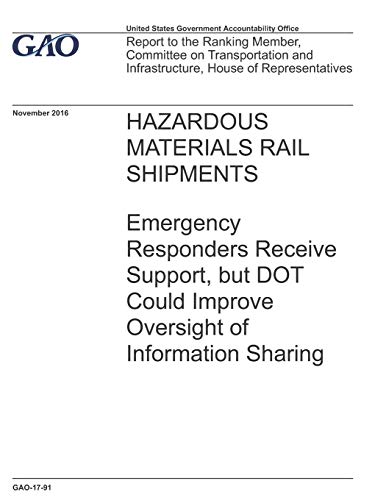 HAZARDOUS MATERIALS RAIL SHIPMENTS: Emergency Responders Receive Support, but DOT Could Improve Oversight of Information Sharing