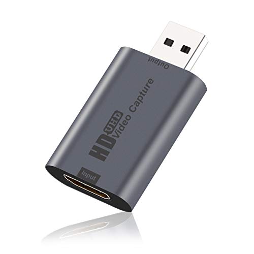 HDMI USB2.0 Tarjeta de Captura Grabación Cámara DSLR sin Espejo Xbox 360 One PS4 Wii U Nintendo Switch, Entrega de vídeo en Vivo, Compartir Pantalla, Grabación, Procesamiento de imágenes médicas