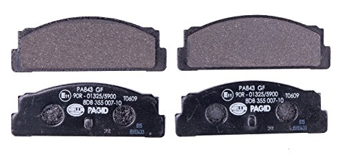 HELLA PAGID 8DB 355 007-101 Juego de pastillas de freno, Eje trasero HELLA PAGID 8DB 355 007-101 Juego de pastillas de freno, Eje trasero