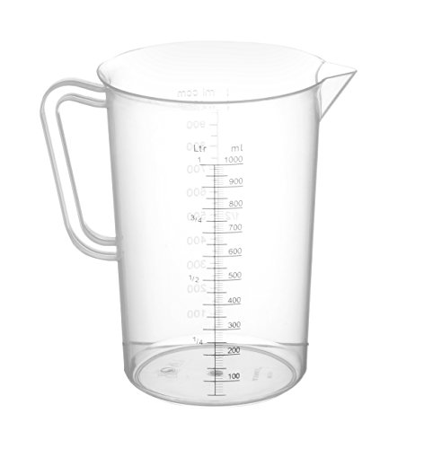HENDI Jarra medidora de polipropileno - 1 L - ø110x(H)170 mm HENDI Jarra medidora de polipropileno - 1 L - ø110x(H)170 mm
