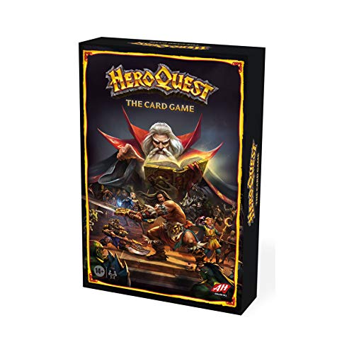 HeroQuest - Juego de Cartas para 14 años en adelante, Juego de Cartas de Aventura de fantasía para 2-4 Jugadores
