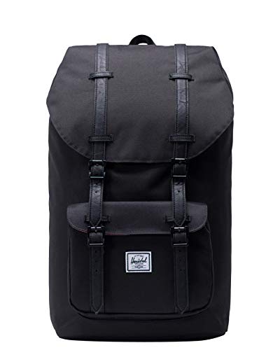 Herschel Little America Black / Black talla única Herschel Little America Black / Black talla única
