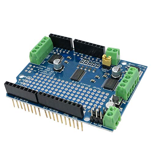 HiLetgo TB6612 Mosfet for Arduino Motor Shield Standard IIC I2C TB6612FNG Stepper Motor PCA9685 PWM Servo Driver Shield V2 Robot PWM Uno Mega R3 Replace L293D HiLetgo TB6612 Mosfet for Arduino Motor Shield Standard IIC I2C TB6612FNG Stepper Motor PCA9685 PWM Servo Driver Shield V2 Robot PWM Uno Mega R3 Replace L293D