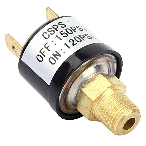 Hililand 110-220 V CA 6-36 V DC Compresor de aire Presostato Válvula de control 120-150 PSI Presostato para servicio pesado Hililand 110-220 V CA 6-36 V DC Compresor de aire Presostato Válvula de control 120-150 PSI Presostato para servicio pesado