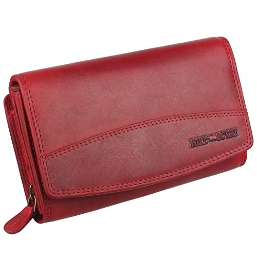 Hill Burry Billetera de Cuero Genuino | Noble ejecución y Material Blando | Cartera espaciosa con Mucho Espacio y disposición práctica del Ventilador | portamonedas | Chunkyrayan 5180 Red 1 Hill Burry Billetera de Cuero Genuino | Noble ejecución y Material Blando | Cartera espaciosa con Mucho Espacio y disposición práctica del Ventilador | portamonedas | Chunkyrayan 5180 Red 1