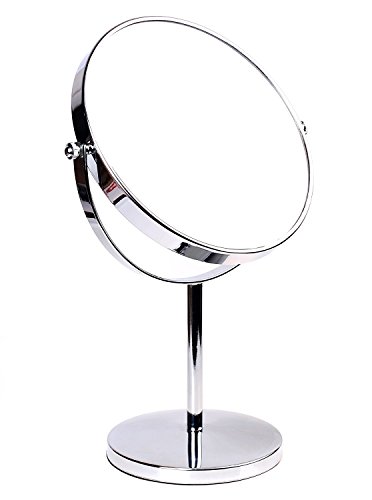 HIMRY Espejo de Baño 8" Aumento 7X para Afeitar y Maquillar, Espejo de Mesa Cosmética Espejo, con Doble Cara: 1x y 10x Ampliación, Rotación 360 Grados, 8 Pulgadas, 20cm, Plateado, KXD3108-7x HIMRY Espejo de Baño 8" Aumento 7X para Afeitar y Maquillar, Espejo de Mesa Cosmética Espejo, con Doble Cara: 1x y 10x Ampliación, Rotación 360 Grados, 8 Pulgadas, 20cm, Plateado, KXD3108-7x