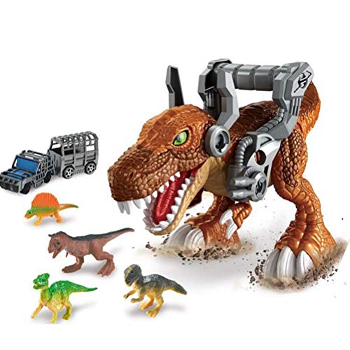 Hinder Juguetes de dinosaurio para niños, tiranosaurio Rex combate, figuras de acción para niños, regalos de cumpleaños para niños y niñas
