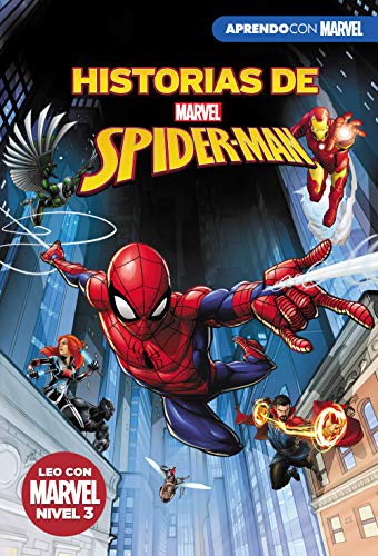 Historias de Spider-Man (Leo con Marvel - Nivel 3): La picadura de la Viuda | El increíble Spider-Hulk | Choque de portales | La venganza de Mysterio