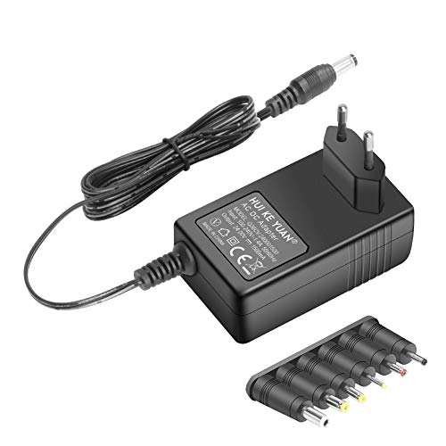 HKY 24V Cargador Adaptador Universal para Aspirador Robot Conga Cecotec 1390 S1390 1290 Gryo Model 05145,Vileda M-448A SB35,Discos Duros Externos,Luces LED,Pantallas LCD,Enrutadores WiFi,televisore HKY 24V Cargador Adaptador Universal para Aspirador Robot Conga Cecotec 1390 S1390 1290 Gryo Model 05145,Vileda M-448A SB35,Discos Duros Externos,Luces LED,Pantallas LCD,Enrutadores WiFi,televisore
