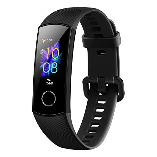 Honor Band 5 Fitness Armband mit Herzfrequenzmesser IP68 wasserdichter Aktivitäts Tracker Sportuhr Fitness-Schrittzähleruhr, Schwarz