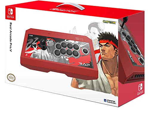 Hori - Real Arcade Pro.V Hayabusa, Edición Street Fighter II Ryu (Nintendo Switch/PC)
