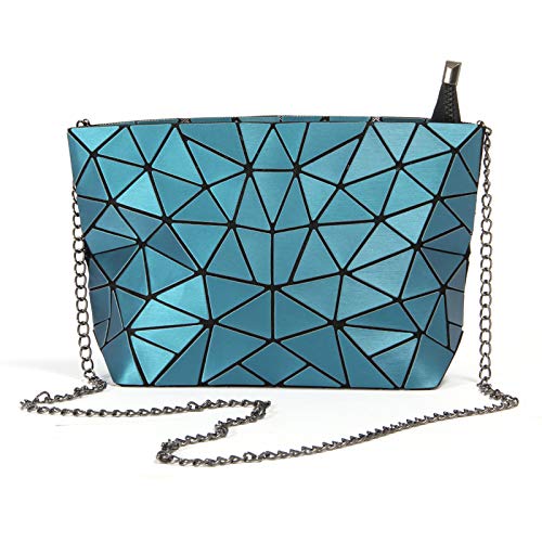 Hot One Cambios De Color Monederos y Bolsos Luminosos Geométricos Monedero Holográfico Monedero Reflectante Mochilas De Moda (5# Metálico Azúl Bolsa De Mensajero, M) Hot One Cambios De Color Monederos y Bolsos Luminosos Geométricos Monedero Holográfico Monedero Reflectante Mochilas De Moda (5# Metálico Azúl Bolsa De Mensajero, M)