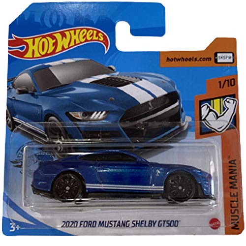 Hot Wheels 2020 Ford Mustang Shelby GT500 Muscle Mania 1/10 2020 (248/250) Short Card
