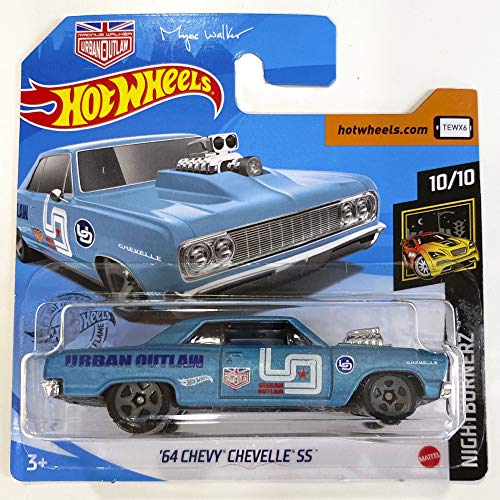 Hot Wheels '64 Chevy Chevelle SS Night Burnerz 10/10 2020 (247/250) Short Card Hot Wheels '64 Chevy Chevelle SS Night Burnerz 10/10 2020 (247/250) Short Card
