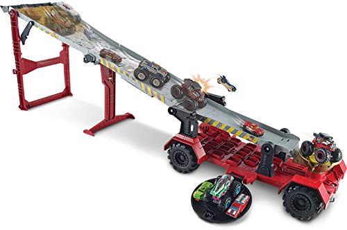 Hot Wheels Monster Trucks Carreras con cuesta abajo, pistas de coches de juguetes, edad recomendada: 4 años y más (Mattel GFR15) Hot Wheels Monster Trucks Carreras con cuesta abajo, pistas de coches de juguetes, edad recomendada: 4 años y más (Mattel GFR15)