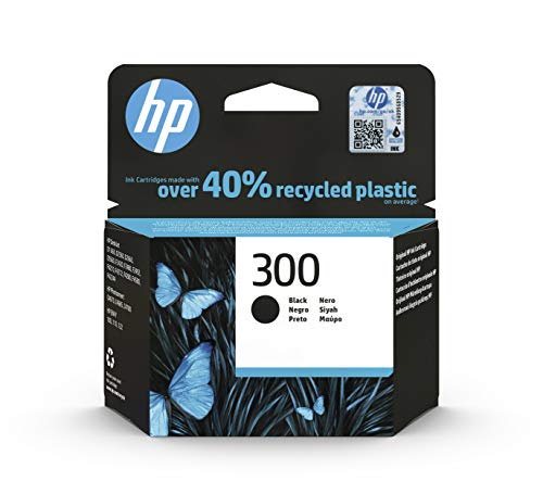 HP 300 CC640EE, Cartucho Original de Tinta Negro , compatible con impresoras de inyección de tinta HP DeskJet D2560, D2660, F4280, F4224, F4283; Photosmart Serie C