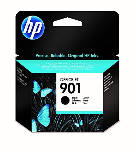 HP 901 CC653AE, Negro, Cartucho Original de Tinta, compatible con impresoras de inyección de tinta HP Officejet All-in-One 4500, J4580, J4680